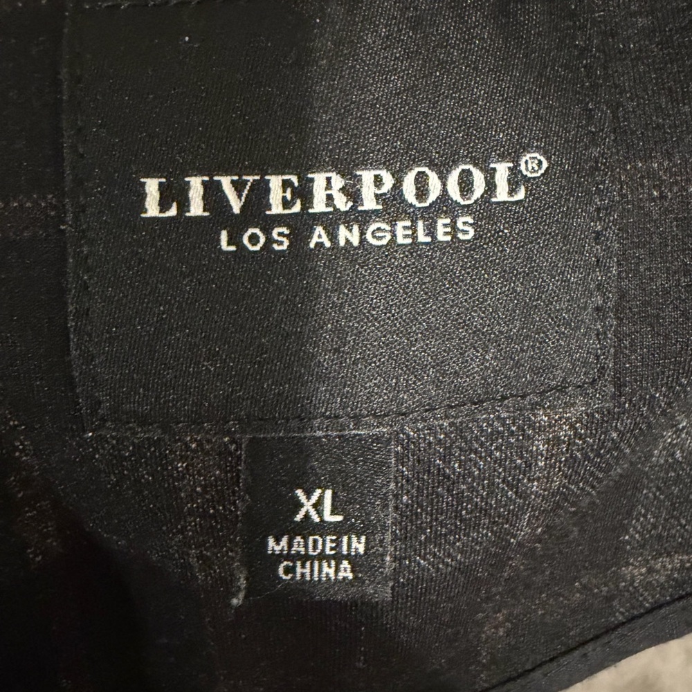 Liverpool Black and Gray Checkered Blazer - Picture 2 of 4